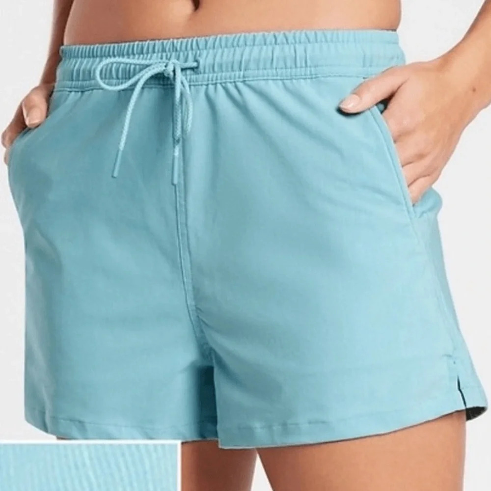 Athleta Marin 2.5” Blue Board Shorts